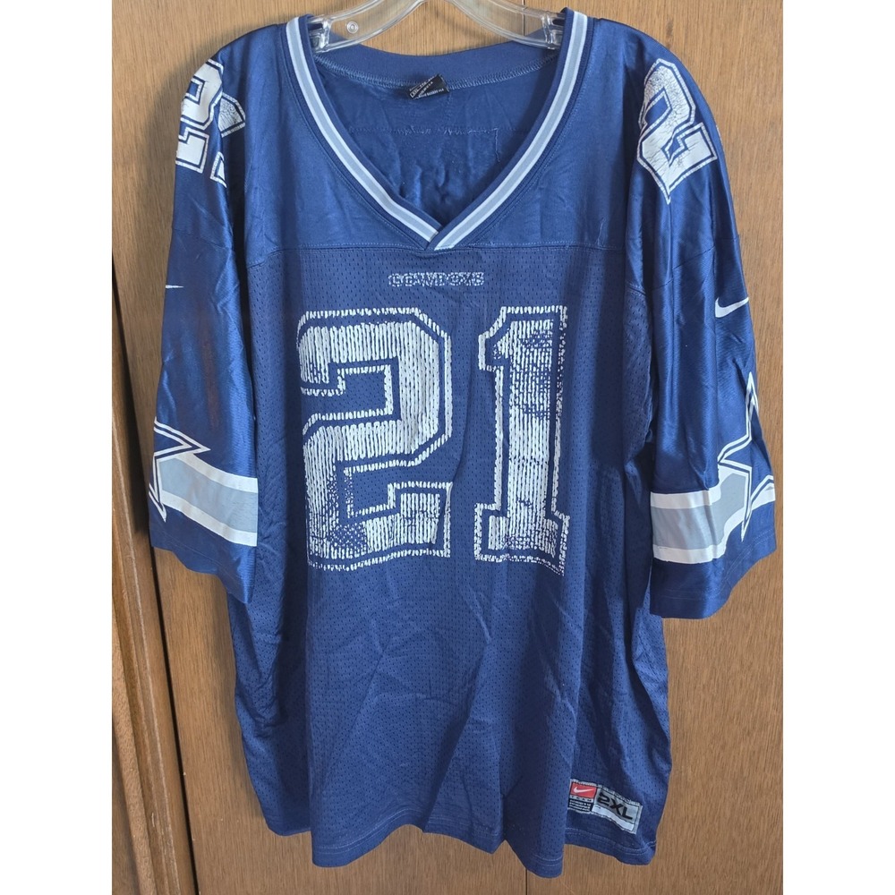Vintage‎ Dallas Cowboys Starter 90s NFL Deion Sanders Jersey 48 L Blue 2xl  1995